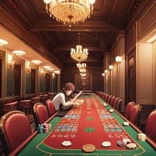 Studio dealer langsung terong123 dengan meja blackjack dan roulette profesional